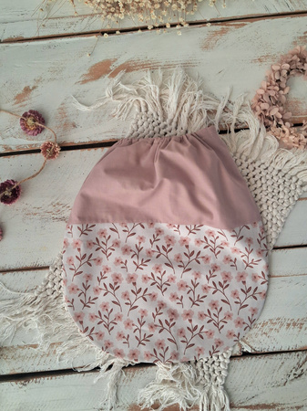 Worek na buty do przedszkola różowe konwalie