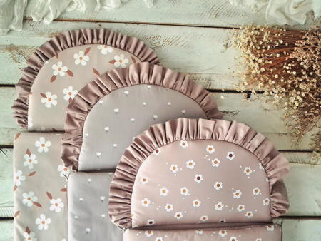 Śpiworek niemowlęcy  40x75cm kwiatuszki retro