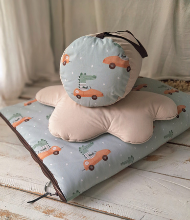 Śpiworek do przedszkola 140x75cm krokodyle