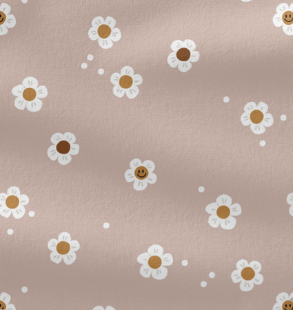 Śpiworek do przedszkola z falbanką 140x75cm różowe  konwalie