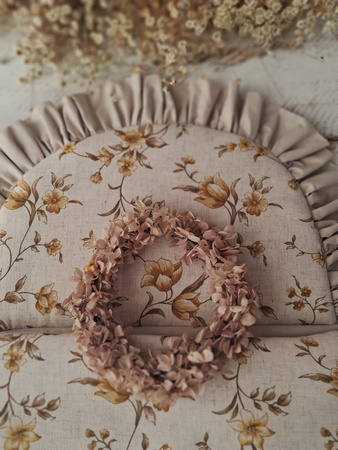 Śpiworek niemowlęcy lniany 40x75cm miodowe kwiatuszki