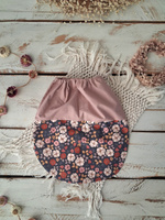 Worek na buty do przedszkola jesienne kwiatuszki