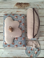 Śpiworek do przedszkola 140x75cm w sowim gaju