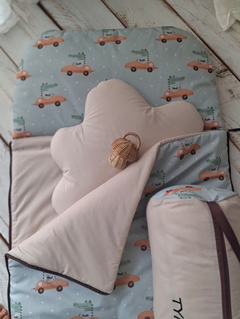 Śpiworek do przedszkola 140x75cm krokodyle