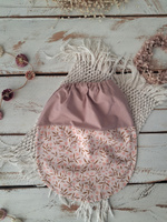 Worek na buty do przedszkola różowe konwalie