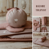 Różowy śpiworek do  żłobka  dla dziewczynki 120x60cm różowe tulipany