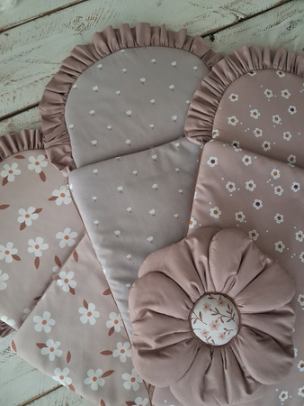 Śpiworek niemowlęcy Biały 40x75cm uśmiechnij się