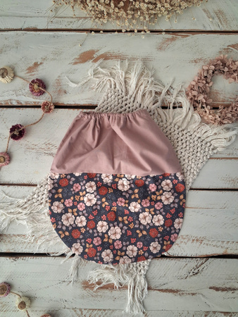 Worek na buty do przedszkola jesienne kwiatuszki