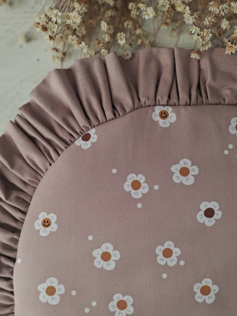 Śpiworek niemowlęcy Biały 40x75cm uśmiechnij się