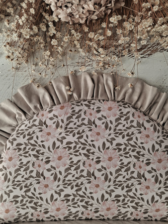 Śpiworek niemowlęcy 40x75cm kwiatuszki różowe