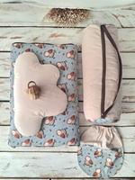 Śpiworek do przedszkola 140x75cm w sowim gaju