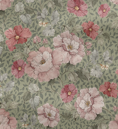 Śpiworek do przedszkola z falbanką 140x75cm różany wiosenne kwiaty