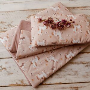 Kocyk do przedszkola dla dziewczynki jednorożec unicorn