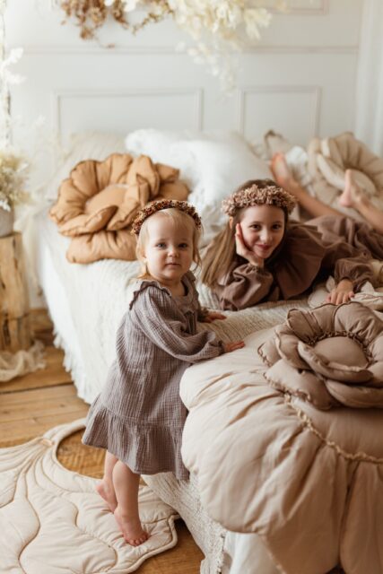 Poduszka boho kwiat carmelove 60×60