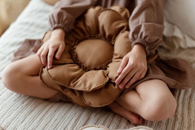 Poduszka boho kwiat carmelove 60×60