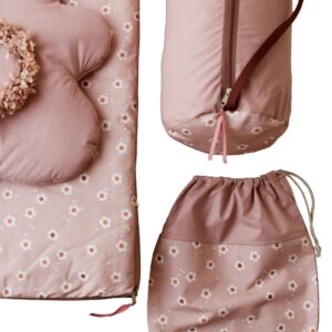 Śpiworek dla dziewczynki w kwiatki junior 5-10lat