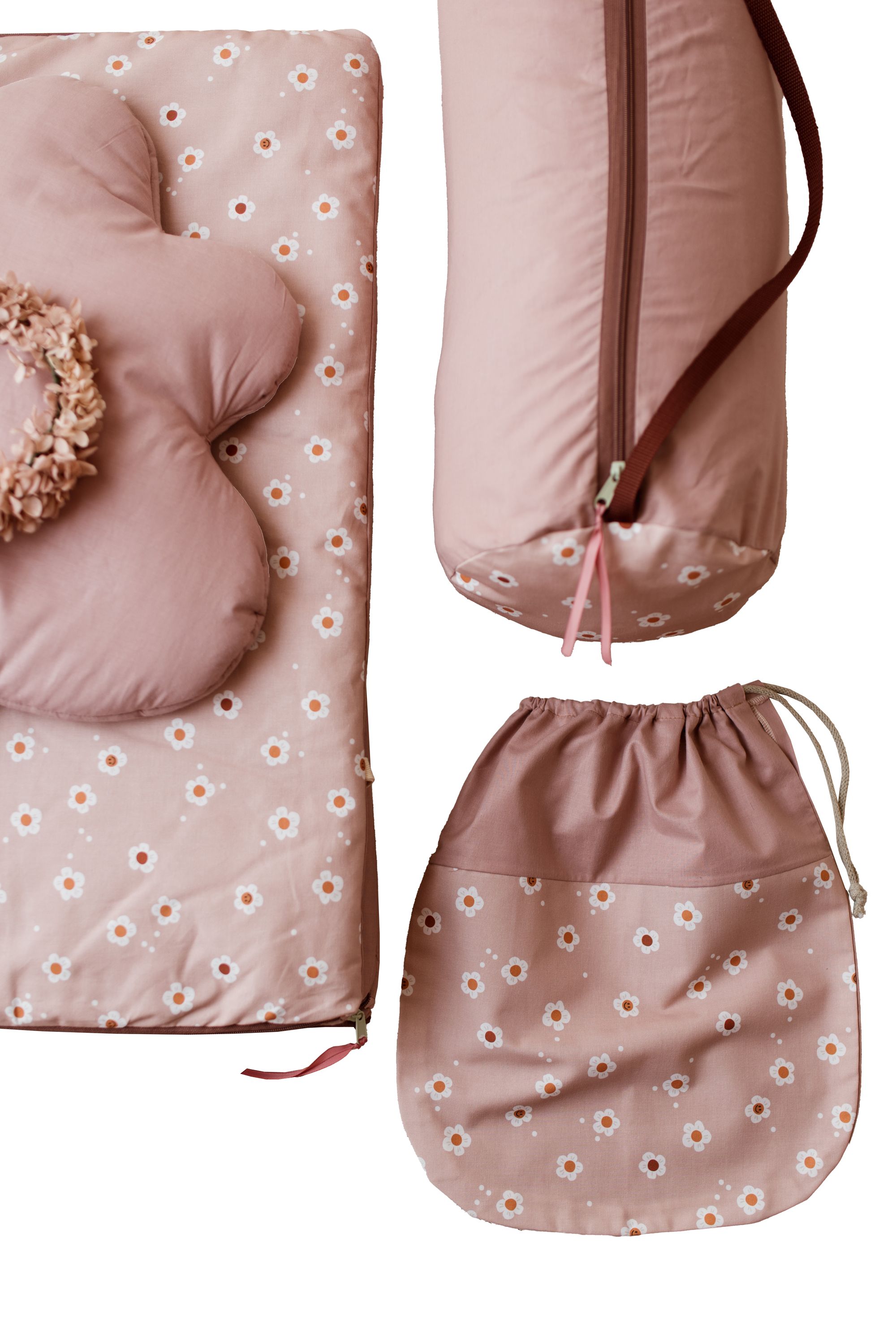 Śpiworek dla dziewczynki w kwiatki junior 5-10lat