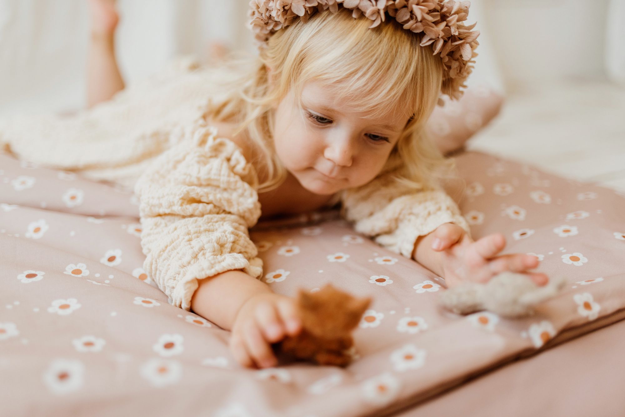 Śpiworek dla dziewczynki w kwiatki junior 5-10lat