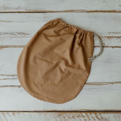 Worek na buty do przedszkola 40×40cm carmel