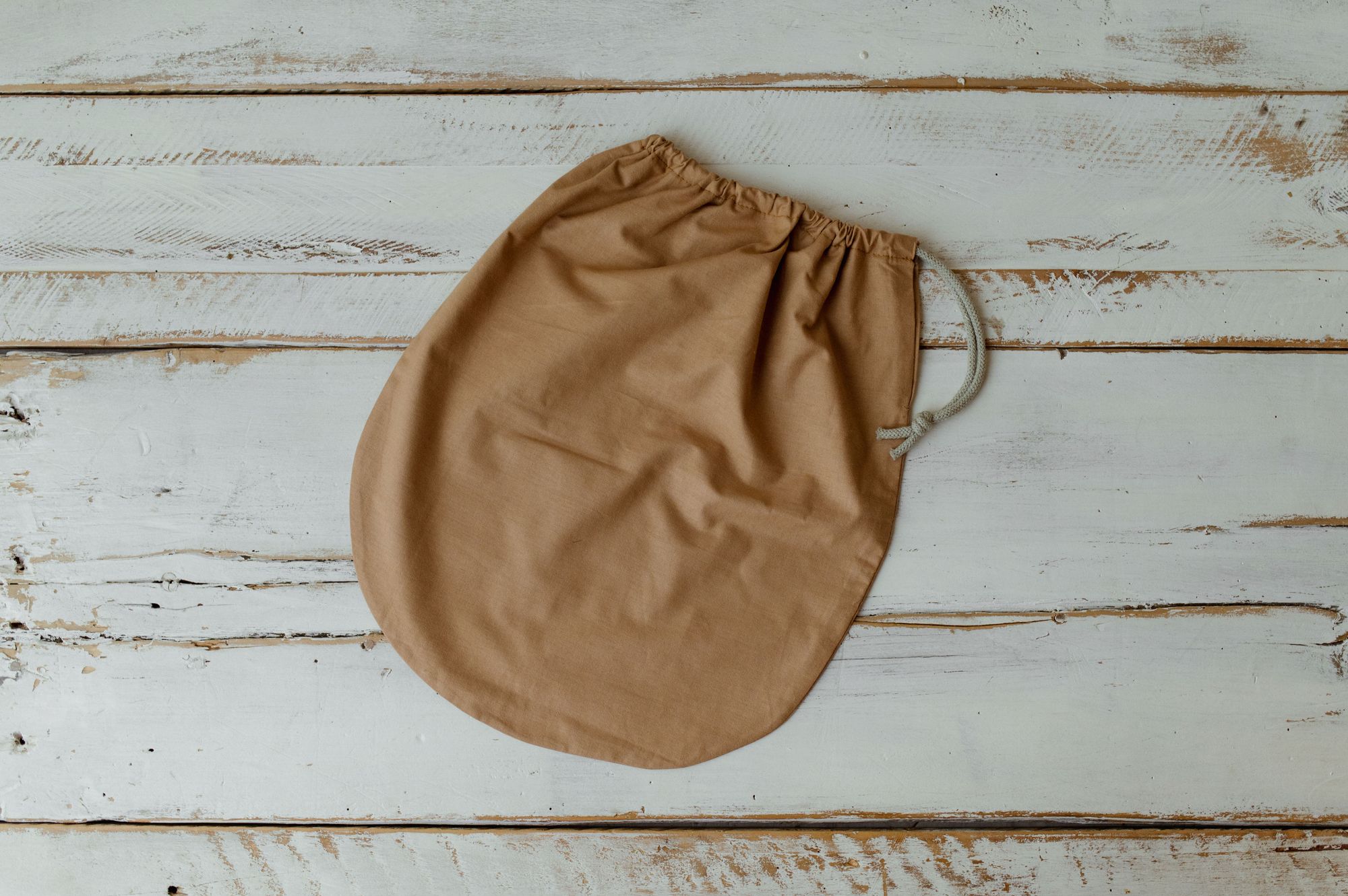 Worek na buty do przedszkola 40×40cm carmel