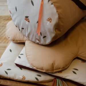 3w1 śpiworek pościel zestaw bawełniany premium grzybki junior