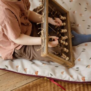 3w1 śpiworek pościel zestaw bawełniany premium grzybki junior