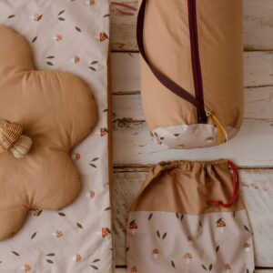 3w1 śpiworek pościel zestaw bawełniany premium grzybki junior