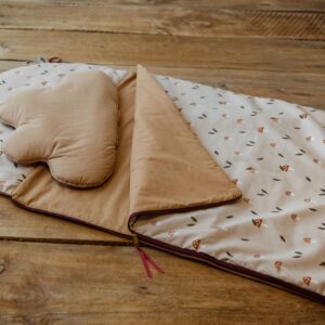 3w1 śpiworek pościel zestaw bawełniany premium grzybki junior