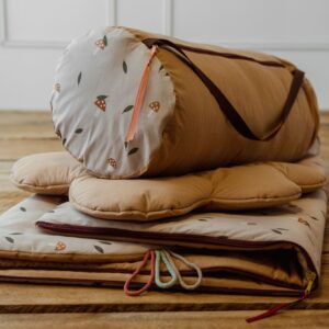 3w1 śpiworek pościel zestaw bawełniany premium grzybki junior