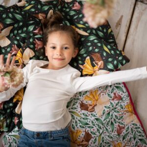 3w1 zestaw śpiworek do przedszkola wróżki w ogrodzie pościel premium bawełniana