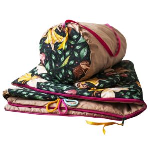 3w1 zestaw śpiworek do przedszkola wróżki w ogrodzie pościel premium bawełniana