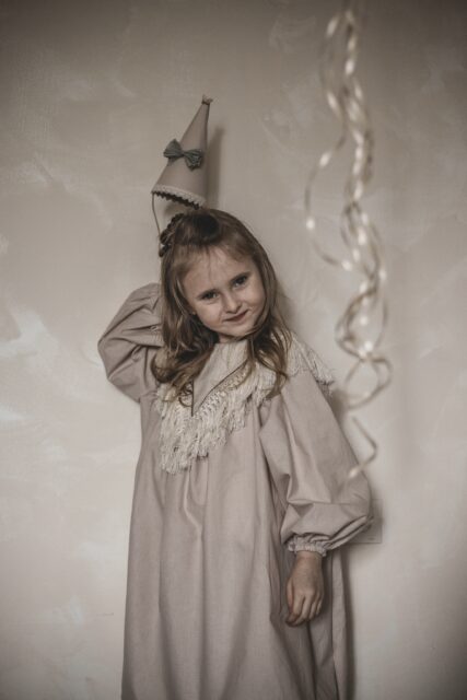 Bawełniana boho sukienka do sesji zdjęciowych Marysia natural