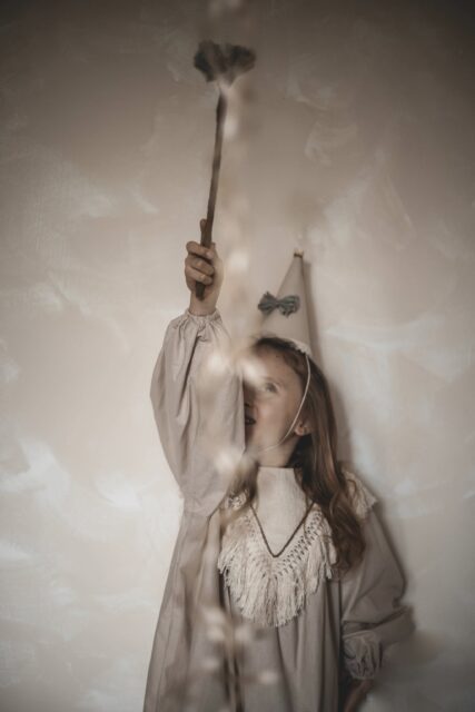 Bawełniana boho sukienka do sesji zdjęciowych Marysia natural