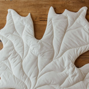 Bawełniana mata do zabawy liść klon dla dzieci milk