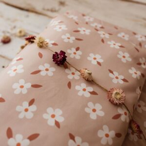Bawełniany kocyk pościel premium 3w1 zestaw kwiatuszki retro junior