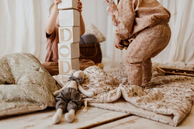 Bawełniany śpiworek pościel do żłobka zestaw premium 3w1 wróbelki natural