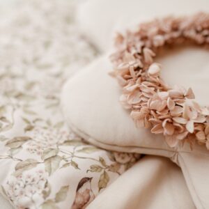 Bawełniany śpiworek pościel do żłobka zestaw premium 3w1 wróbelki natural