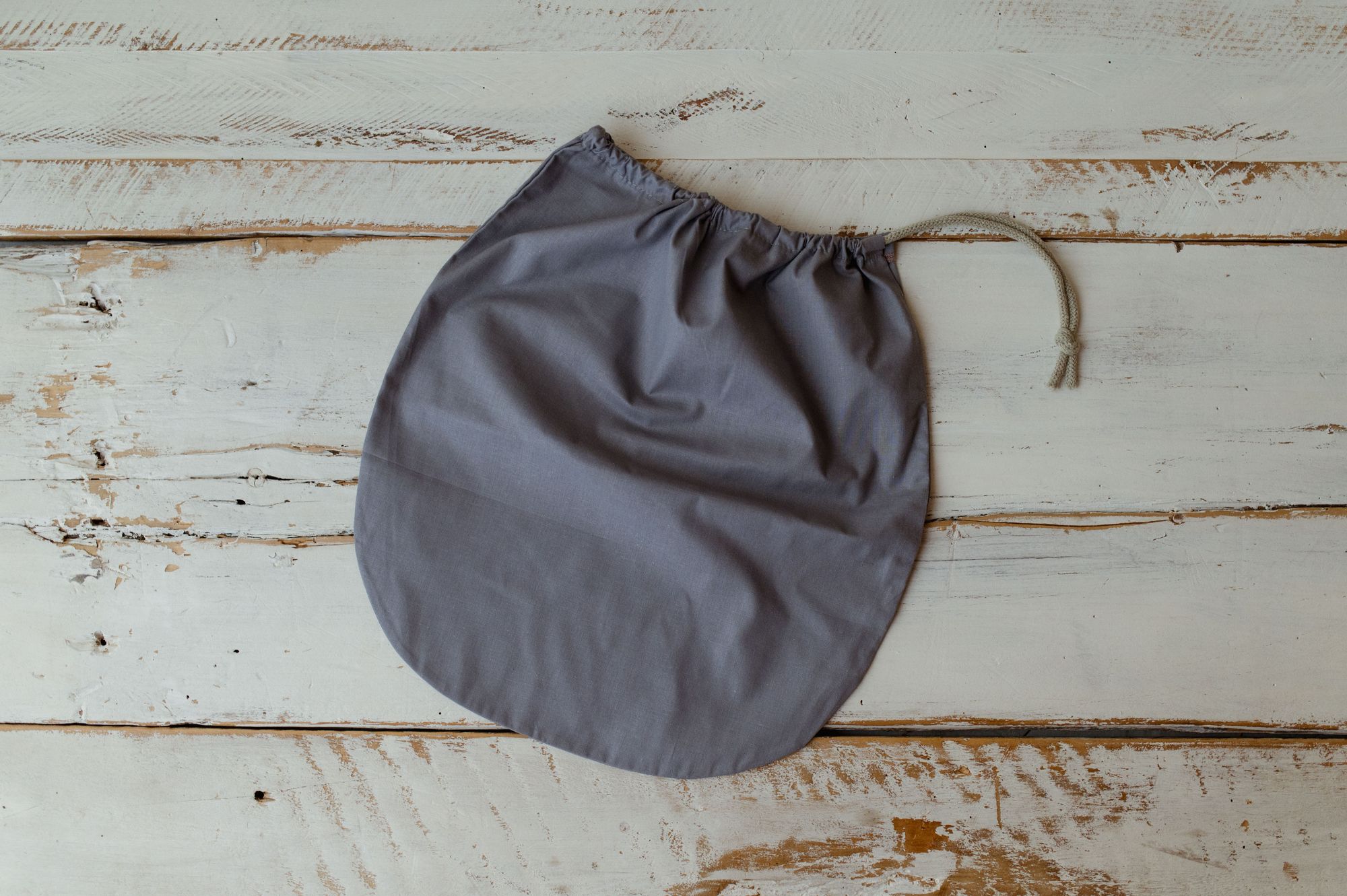 Bawełniany worek na rzeczy zamienne i buciki do przedszkola denim