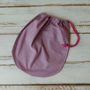 Bawełniany worek na pościel do przedszkola 50×70cm wrzos