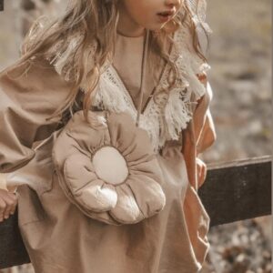 Beżowa sukienka boho bawełniana damska Marysia