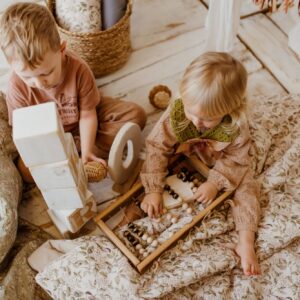 Beżowy śpiworek dla dziecka 5-10 lat junior