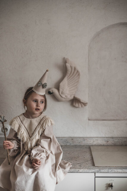 Boho sukienka bawełniana dla dziewczynki Marysia boho natural