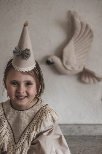 Boho sukienka bawełniana dla dziewczynki Marysia boho natural