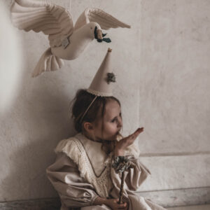 Boho sukienka bawełniana dla dziewczynki Marysia boho natural