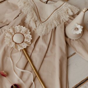 Boho sukienka bawełniana dla dziewczynki Marysia boho natural