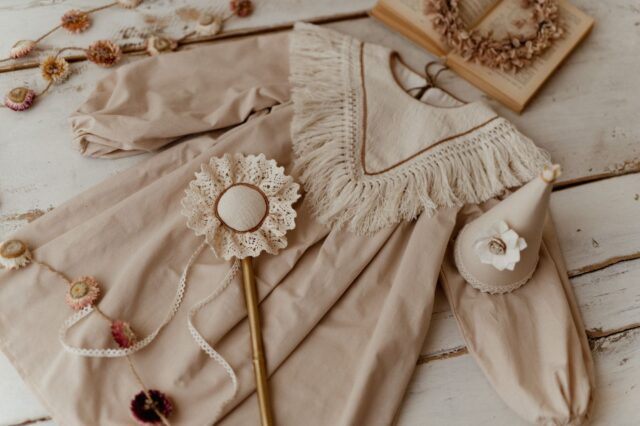 Boho sukienka bawełniana dla dziewczynki Marysia boho natural
