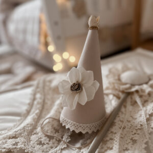 Czapeczka urodzinowa kwiaty natural