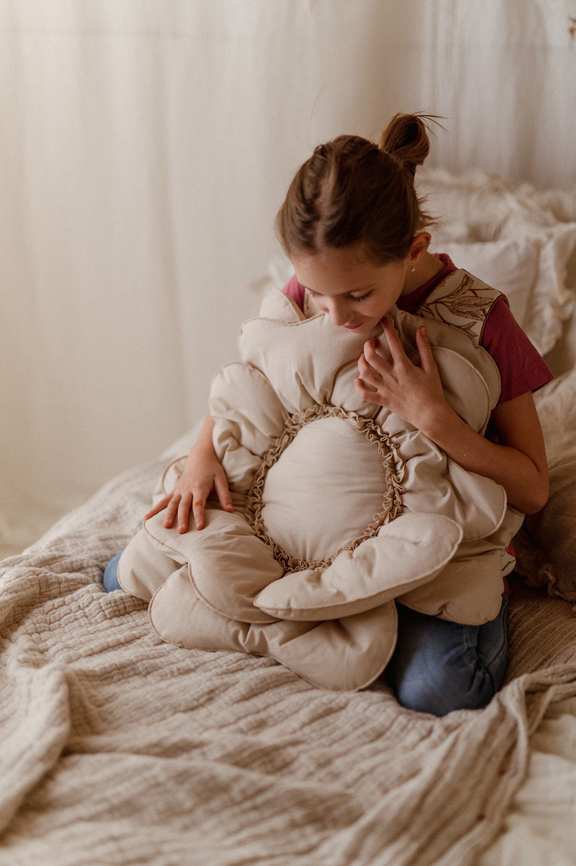 Kamizelka retro dla dziewczynki żakard bażanty 5-10 lat