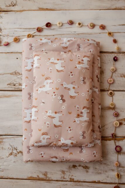 Kocyk bawełniany 3w1 jednorożec unicorn junior