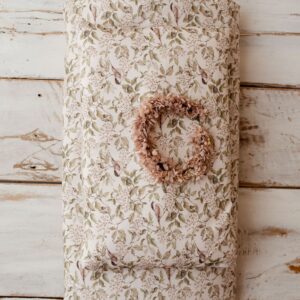 Kocyk bawełniany dla dzieci 3w1 zestaw ptaszki natural junior